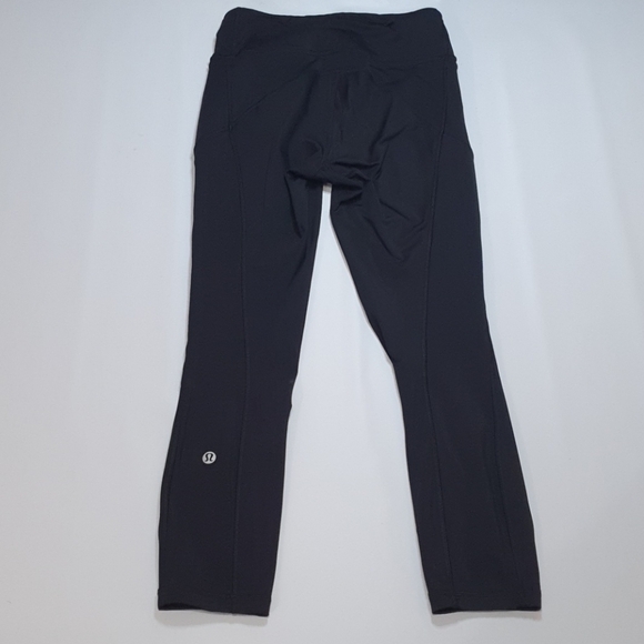 lululemon Pace Rival Solida bLack Cropped Leggings - Picture 3 of 6